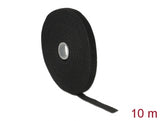Delock Klettband auf Rolle L 10 m x B 13 mm schwarz