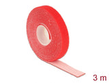 Delock Klettband auf Rolle L 3 m x B 13 mm rot