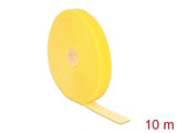 Delock Klettband auf Rolle L 10 m x B 20 mm gelb