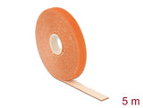 Delock Klettband auf Rolle L 5 m x B 13 mm orange