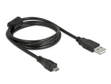 Delock USB 2.0 Kabel Typ-A Stecker zu USB 2.0 Micro-B Stecker 1 m schwarz