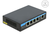 Delock Gigabit Ethernet Switch 4 Port PoE + 1 RJ45