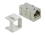 Delock Adapter RJ45 Buchse zu RJ45 Buchse kompakt Cat.6A Metall
