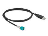 Delock Kabel HSD Z Stecker zu USB 2.0 Typ-A Stecker 1 m