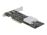 Delock PCI Express x8 Karte zu 2 x extern SuperSpeed USB 20 Gbps (USB 3.2 Gen 2x2) USB Type-C™ Buchse - Low Profile Formfaktor