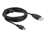 Delock Kabel USB 2.0-A Stecker > mini B 5-Pin Stecker 3 m