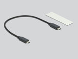 Delock Externes Gehäuse für M.2 NVMe PCIe SSD mit USB 20 Gbps USB Type-C™ Buchse - werkzeugfrei