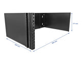 Delock 19″ Wandhalterung 4 HE faltbar schwarz