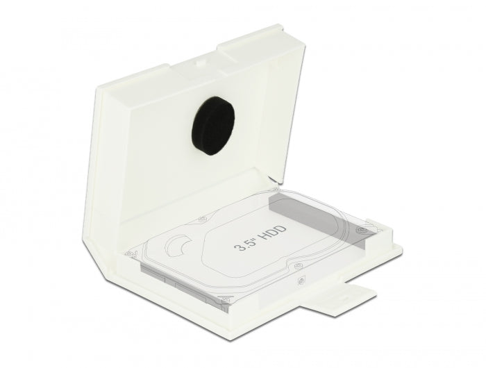 Delock Schutzbox für 3.5″ HDD weiß