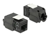 Delock Keystone Modul RJ45 Buchse > LSA Cat.6A UTP schwarz