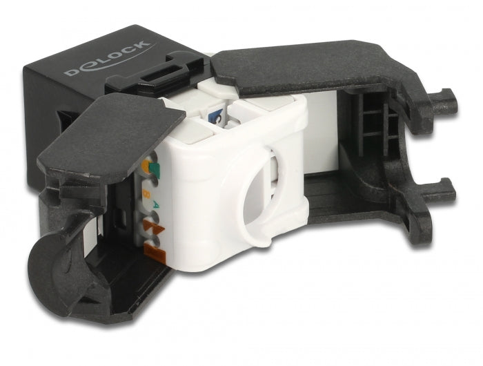 Delock Keystone Modul RJ45 Buchse > LSA Cat.6A UTP schwarz