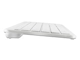 Delock USB Tastatur 2,4 GHz kabellos weiß (flach)