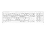 Delock USB Tastatur 2,4 GHz kabellos weiß (flach)