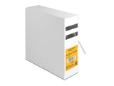 Delock Schrumpfschlauch Box, Schrumpfungsrate 2:1, 15 m x 1,2 mm transparent