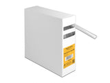 Delock Schrumpfschlauch Box, Schrumpfungsrate 2:1, 10 m x 9,5 mm transparent