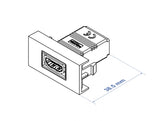 Delock Easy 45 HDMI Modul gerade 22,5 x 45 mm