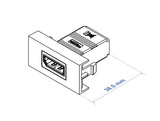 Delock Easy 45 DisplayPort Modul gerade 22,5 x 45 mm