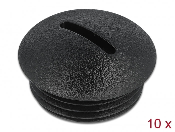 Delock Verschlussstopfen M20 x 1,5 schwarz 10 Stück