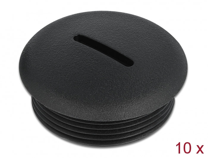 Delock Verschlussstopfen M32 x 1,5 schwarz 10 Stück