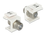 Delock Keystone Modul F Buchse > F Buchse