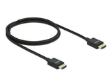 Delock Koaxiales High Speed HDMI Kabel 48 Gbps 8K 60 Hz schwarz 1 m