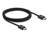 Delock Koaxiales High Speed HDMI Kabel 48 Gbps 8K 60 Hz schwarz 2 m
