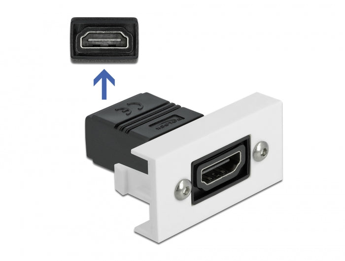 Delock Easy 45 HDMI Modul gerade 22,5 x 45 mm
