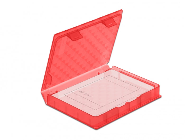 Delock Schutzbox für 2.5″ HDD / SSD rot