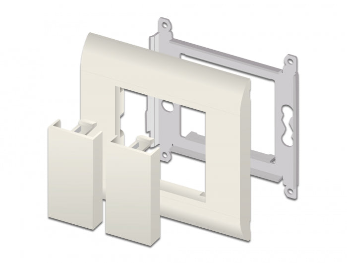 Delock Easy 45 Modul-Blindblende 45 x 22,5 mm 10 Stück weiß