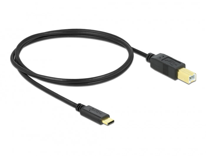 Delock USB 2.0 Kabel Type-C zu Typ-B 1 m