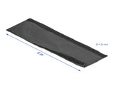 Delock Gewebeschlauch mit Klettverschluss hitzebeständig 5 m x 20 mm schwarz