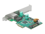 Delock PCI Express x1 Netzwerkkarte 2,5 Gigabit LAN 1 x RJ45 mit PoE+ RTL8125