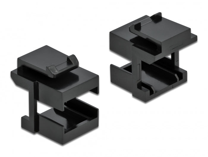 Delock Keystone Abdeckung schwarz für LWL Kupplungen 10 Stück