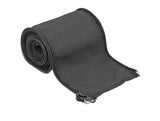 Delock Gewebeschlauch mit Reißverschluss hitzebeständig 2 m x 35 mm schwarz