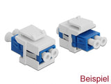 Delock Keystone Abdeckung weiß für LWL Kupplungen 10 Stück