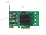 Delock PCI Express x4 Karte zu 4 x extern USB 5 Gbps Quad Channel - Low Profile Formfaktor