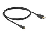 Delock Kabel High Speed HDMI mit Ethernet A/D Stecker/Stecker 1m