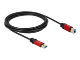 Delock USB 5 Gbps Kabel Typ-A Stecker zu USB 5 Gbps Typ-B Stecker 3 m Premium