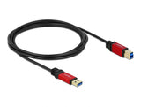 Delock USB 5 Gbps Kabel Typ-A Stecker zu USB 5 Gbps Typ-B Stecker 2 m Premium