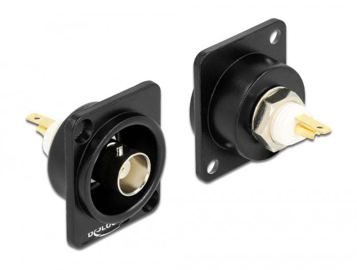 Delock D-Typ Modul BNC Buchse 50 Ohm zu Lötanschluss