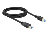 Delock USB 5 Gbps Kabel Typ-A Stecker zu Typ-B Stecker 2 m schwarz