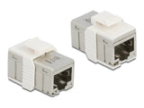 Delock Adapter RJ45 Buchse zu RJ45 Buchse kompakt Cat.6A Metall