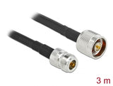 Delock Antennenkabel N Stecker zu N Buchse LMR/CFD300 3 m low loss