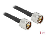 Delock Antennenkabel N Stecker zu N Stecker LMR/CFD300 1 m low loss