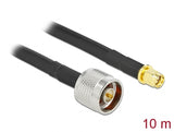 Delock Antennenkabel N Stecker zu SMA Stecker LMR/CFD300 10 m low loss