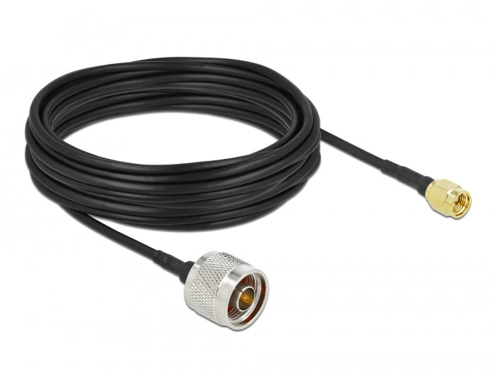 Delock Antennenkabel N Stecker zu SMA Stecker LMR/CFD100 10 m low loss
