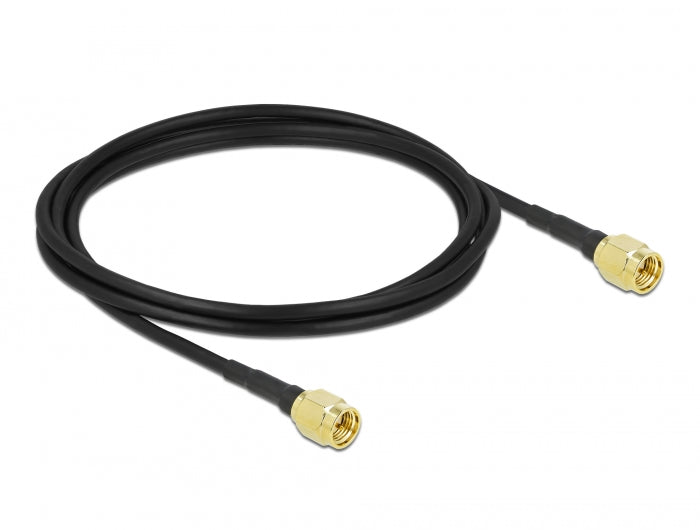 Delock Antennenkabel SMA Stecker zu SMA Stecker LMR/CFD100 2 m low loss