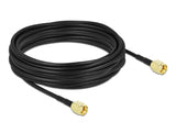 Delock Antennenkabel RP-SMA Stecker zu RP-SMA Stecker LMR/CFD100 10 m low loss