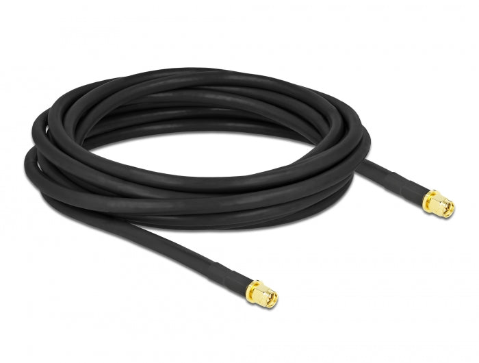 Delock Antennenkabel SMA Stecker zu SMA Stecker LMR/CFD300 5 m low loss