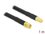 Delock Antennenkabel RP-SMA Stecker zu RP-SMA Buchse LMR/CFD300 1 m low loss